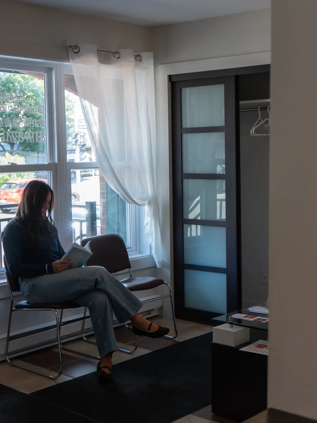 Salle d’attente actuelle du Centre Diane Babin à Trois-Rivières